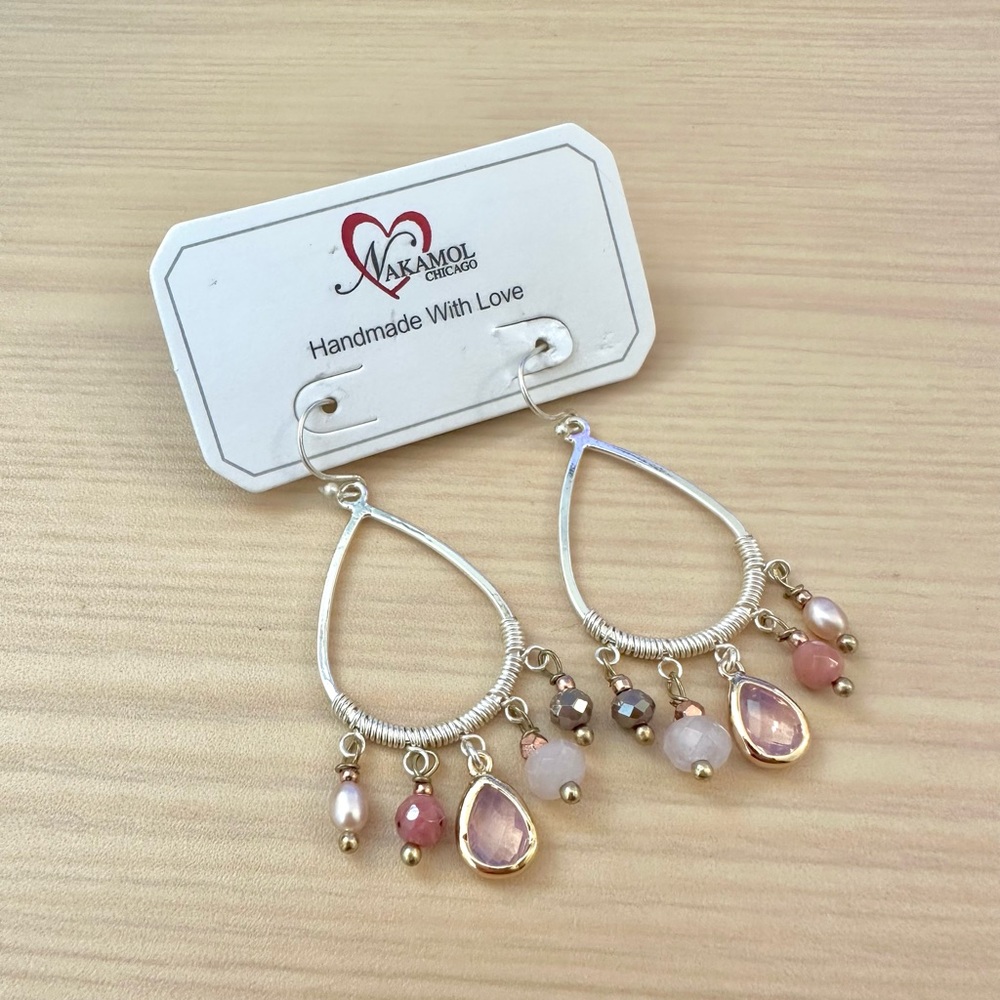 Nakamol - Gramercy Stone Drop Earrings - Picture 3 of 3